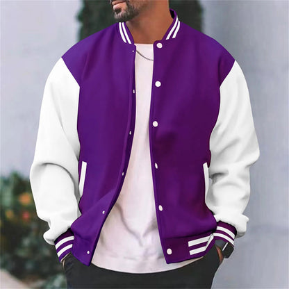 Paul | Men’s Retro Letterman Style Varsity Jacket