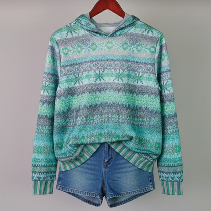 Lily – Printed Casual Hoodie