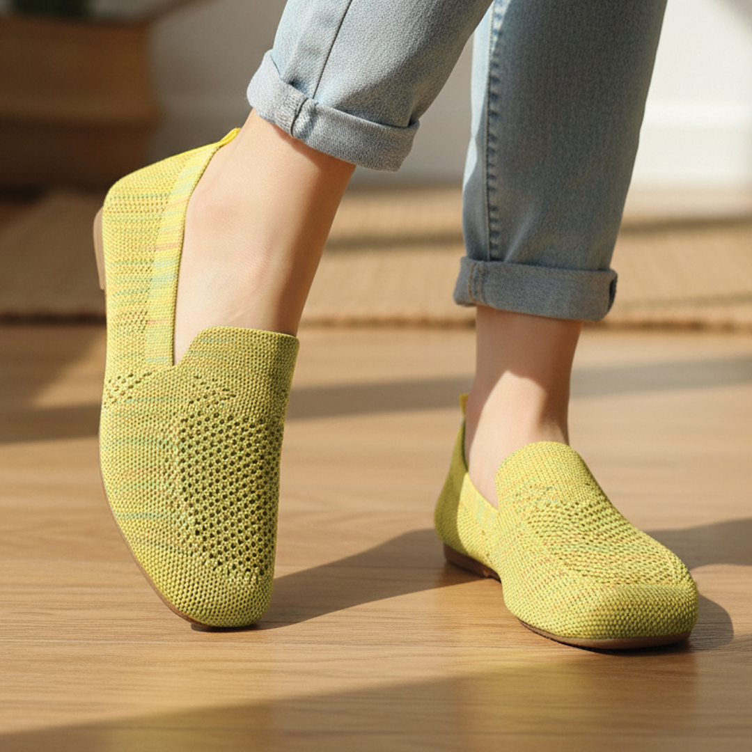 Clara - Knit Slip-On Flats