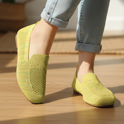 Clara - Knit Slip-On Flats