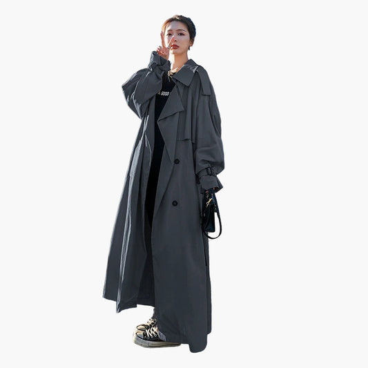 Isabella | Women’s Chic Long Loose-Fit Trench Coat
