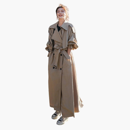 Isabella | Women’s Chic Long Loose-Fit Trench Coat