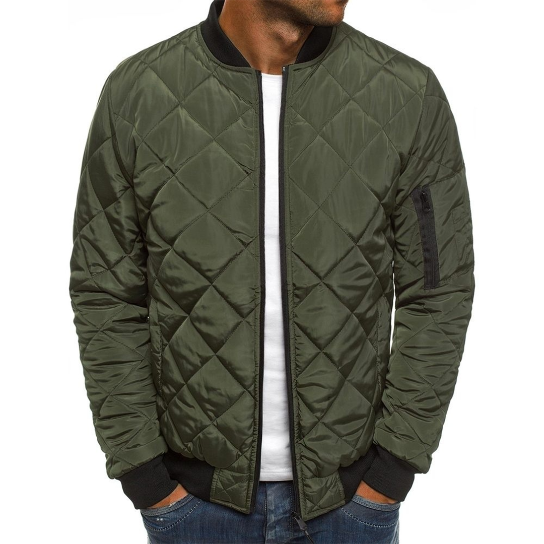 Gary | Streetwear Inspired Quilted Jacket For Men