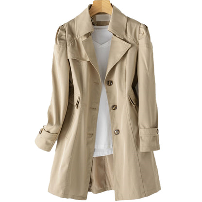 Clara | Women’s Classic Double-Breasted Trench Coat
