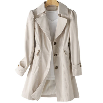 Clara | Women’s Classic Double-Breasted Trench Coat