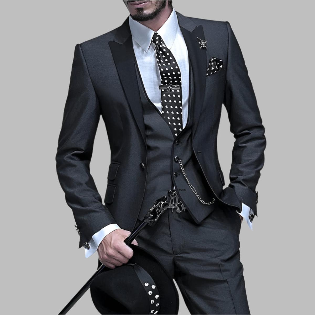 Eric | Men Luxury Three Piece Wedding Suit Set