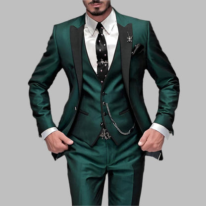 Eric | Men Luxury Three Piece Wedding Suit Set