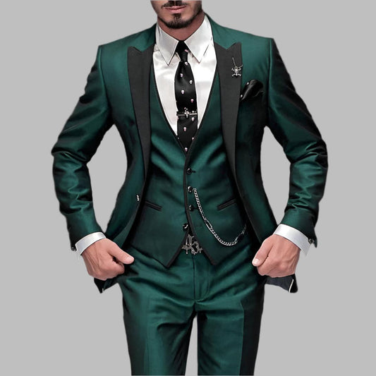 Eric | Men Luxury Three Piece Wedding Suit Set