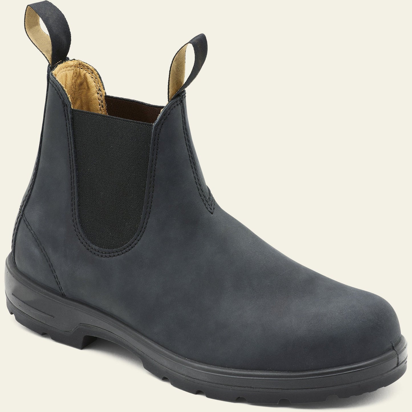 Wayne | Men’s Leather Chelsea Boots with Pull Tab