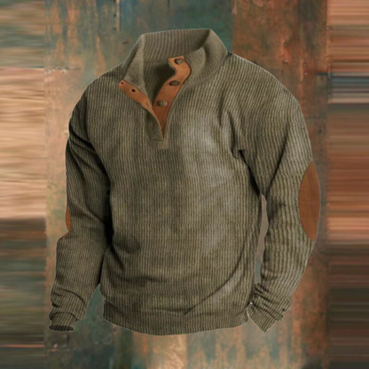 David | Men’s Casual Quarter-Zip Sweater