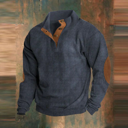 David | Men’s Casual Quarter-Zip Sweater