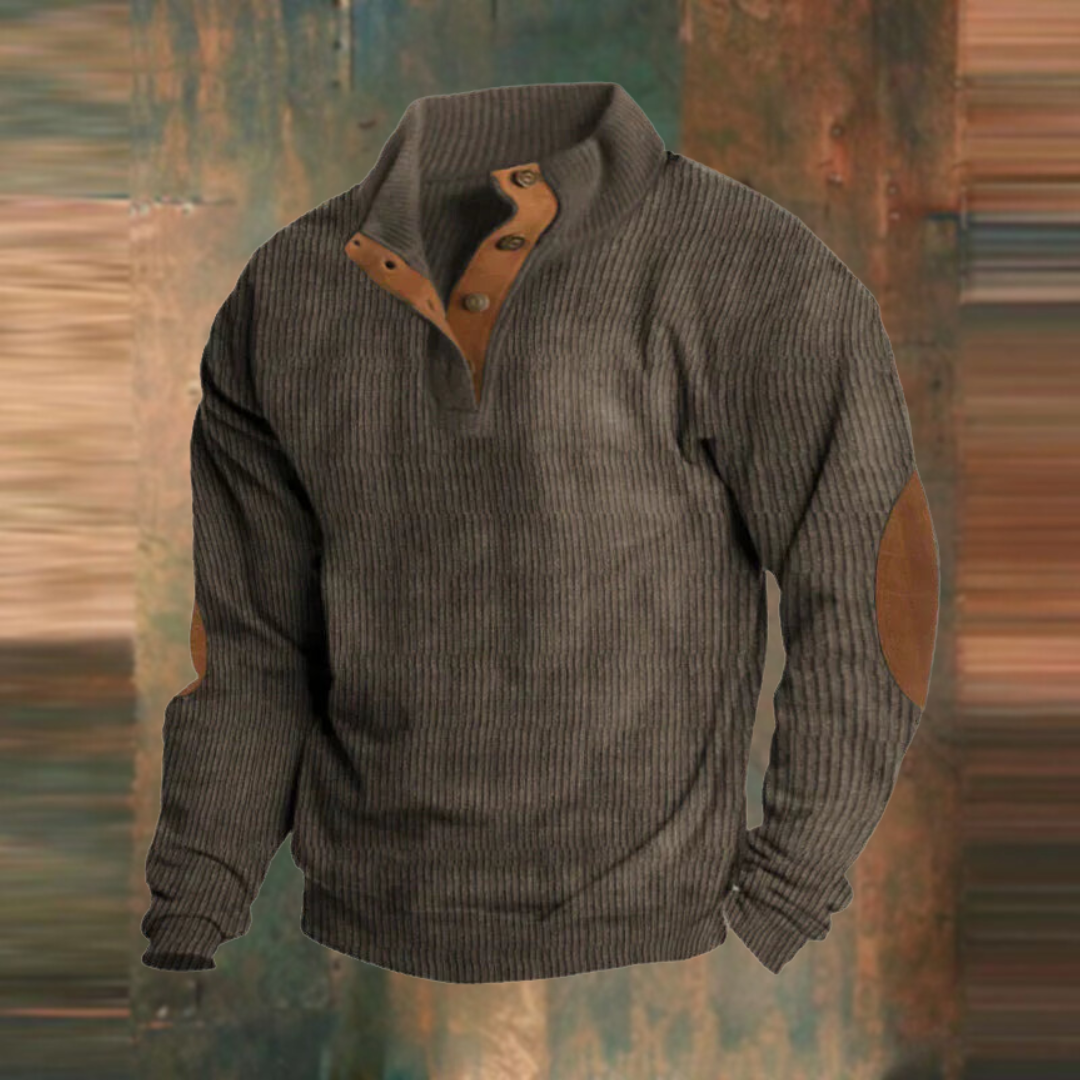 David | Men’s Casual Quarter-Zip Sweater