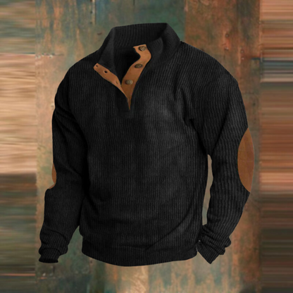 David | Men’s Casual Quarter-Zip Sweater