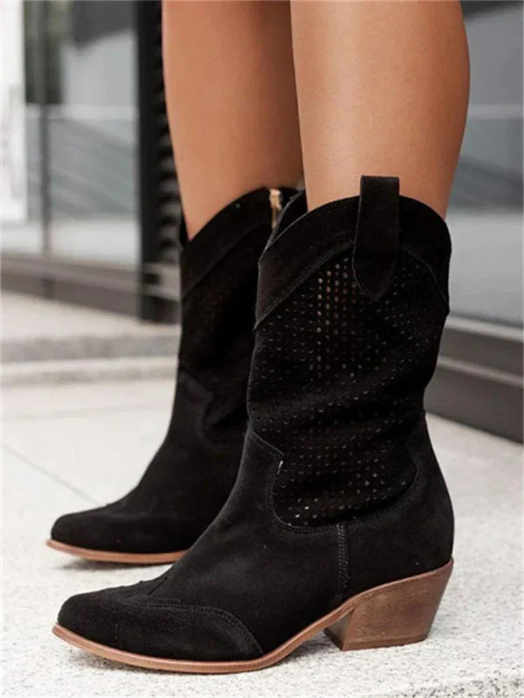 Julie - Western Ankle Boots