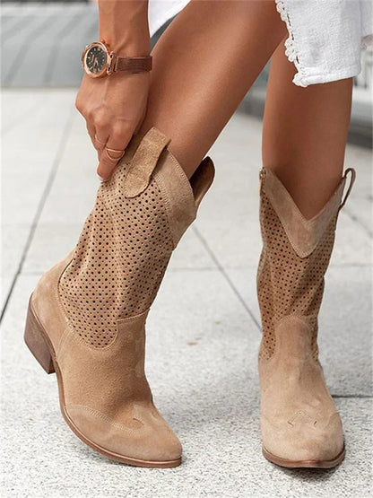 Julie - Western Ankle Boots