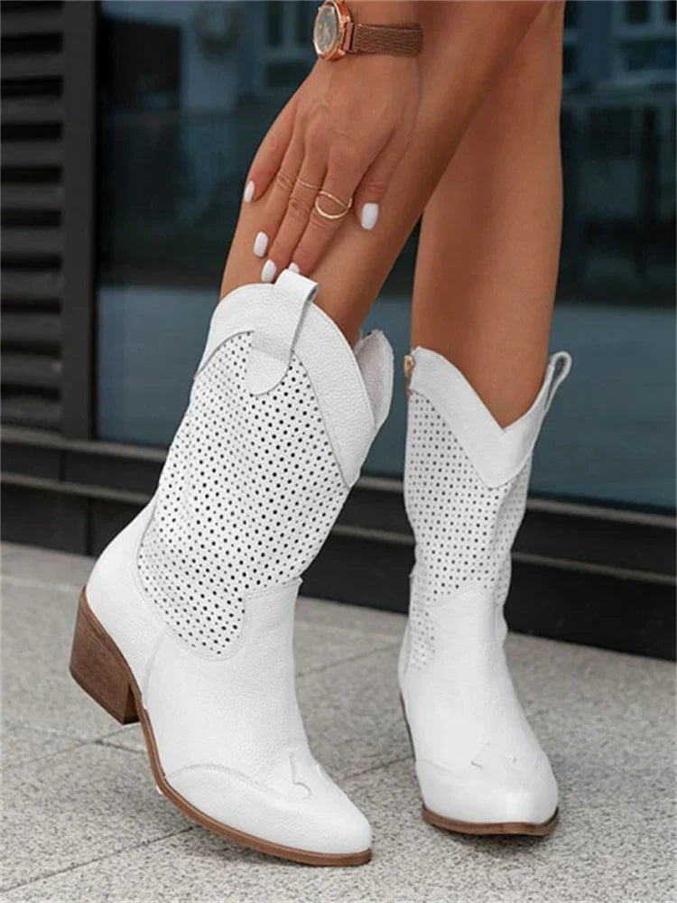 Julie - Western Ankle Boots