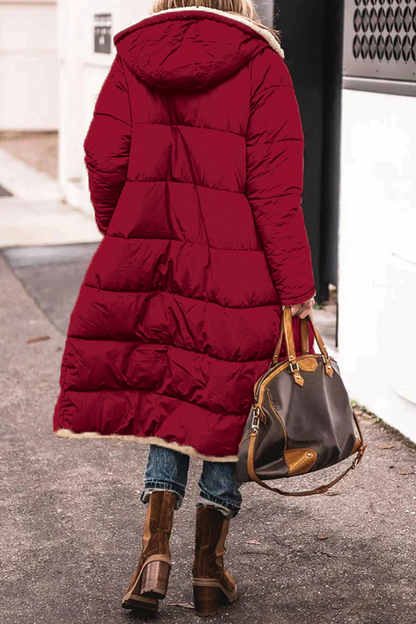 Clara - Reversible Long Padded Coat