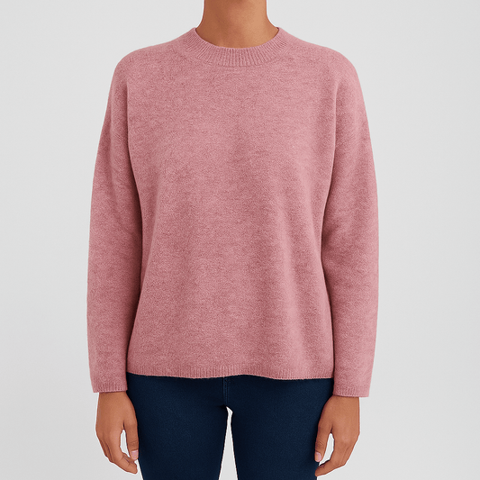 Lucille | Women’s Soft Round Neck Pullover Sweater