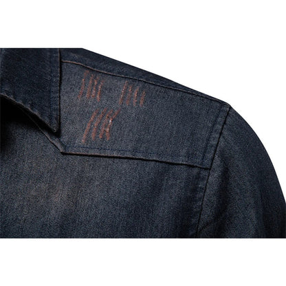 Bruce | Men’s Denim Button-Up Shirt