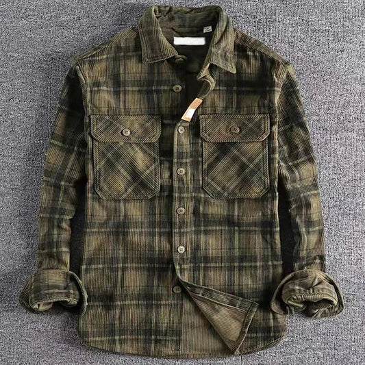 Peter | Men’s Casual Plaid Flannel Shirt