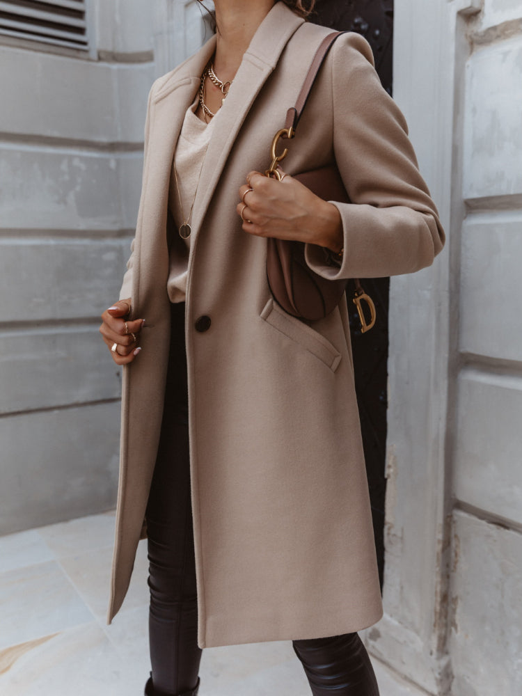 Isabella | Women’s Trendy Double-Breasted Long Coat