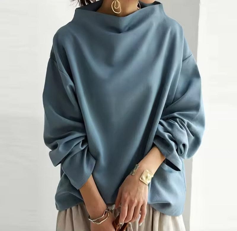 Aria | Women High-Neck Long Sleeve Top