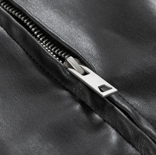 James | Men’s Oversized Leather Bomber Jacket