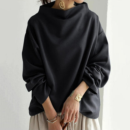 Aria | Women High-Neck Long Sleeve Top