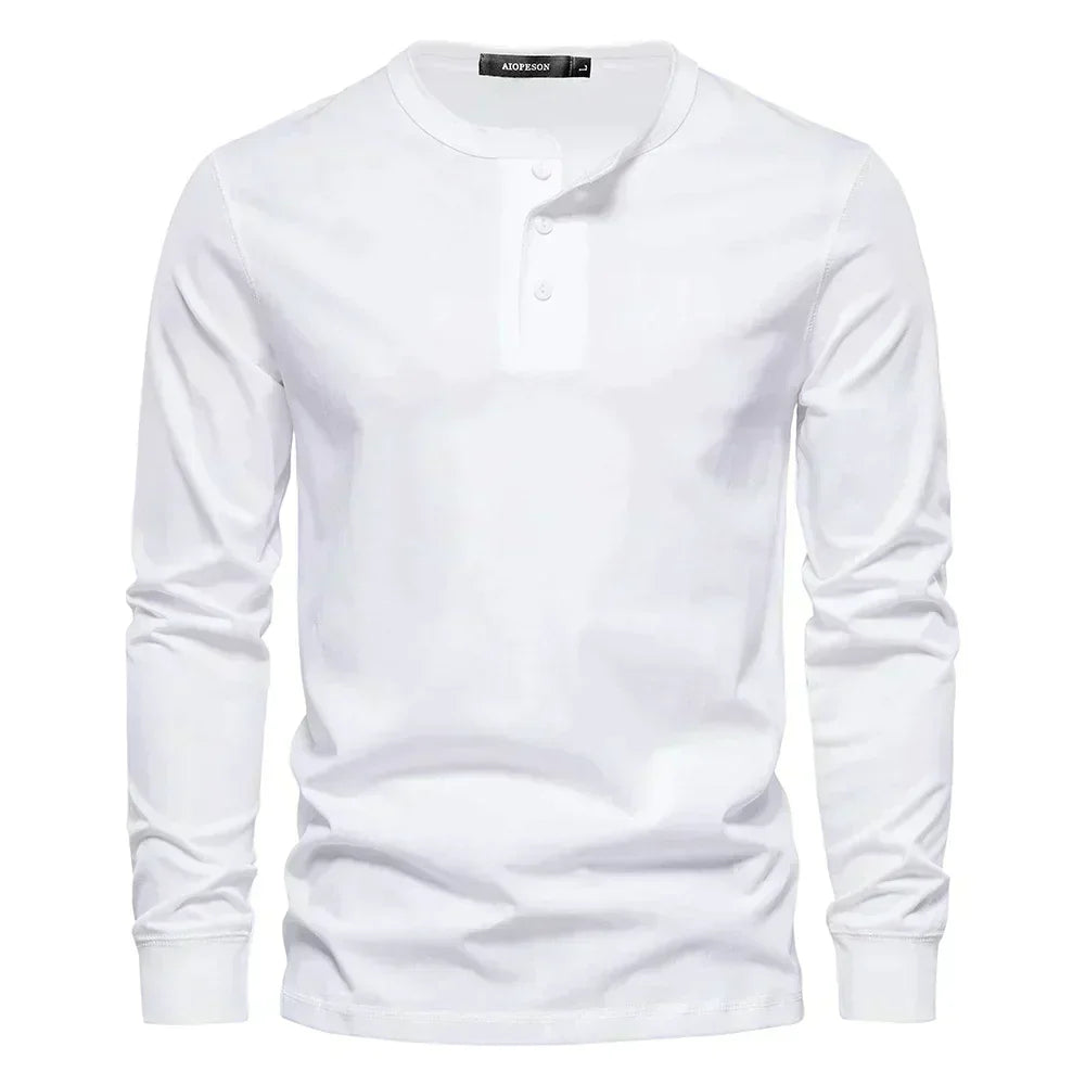Gary | Stylish Men’s Long-Sleeve Henley Shirt
