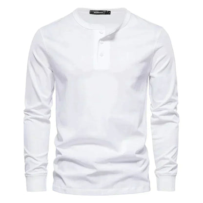 Gary | Stylish Men’s Long-Sleeve Henley Shirt