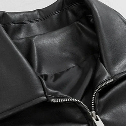 James | Men’s Oversized Leather Bomber Jacket