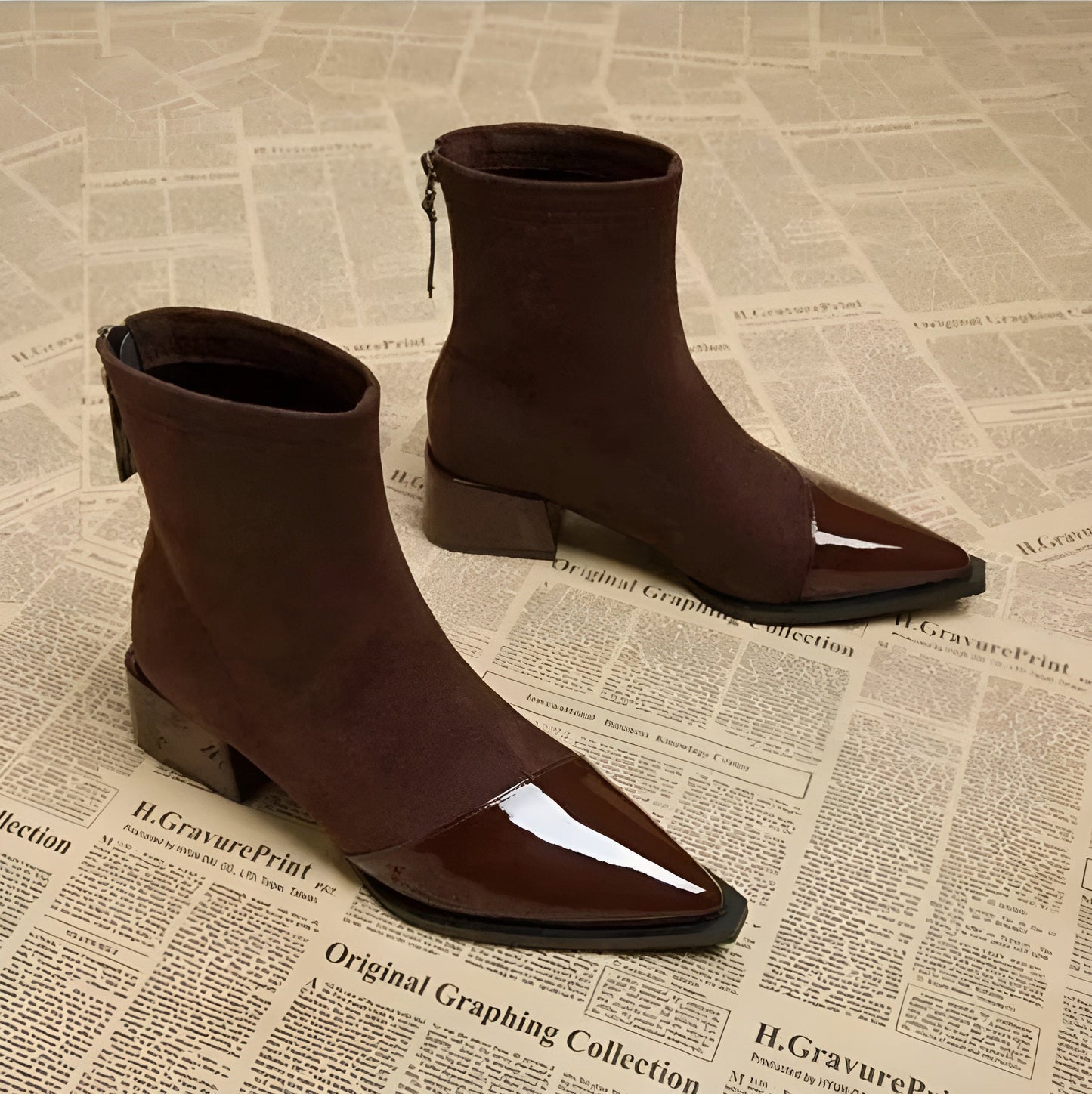 Sydney | Women’s Winter Block Heel Ankle Boots