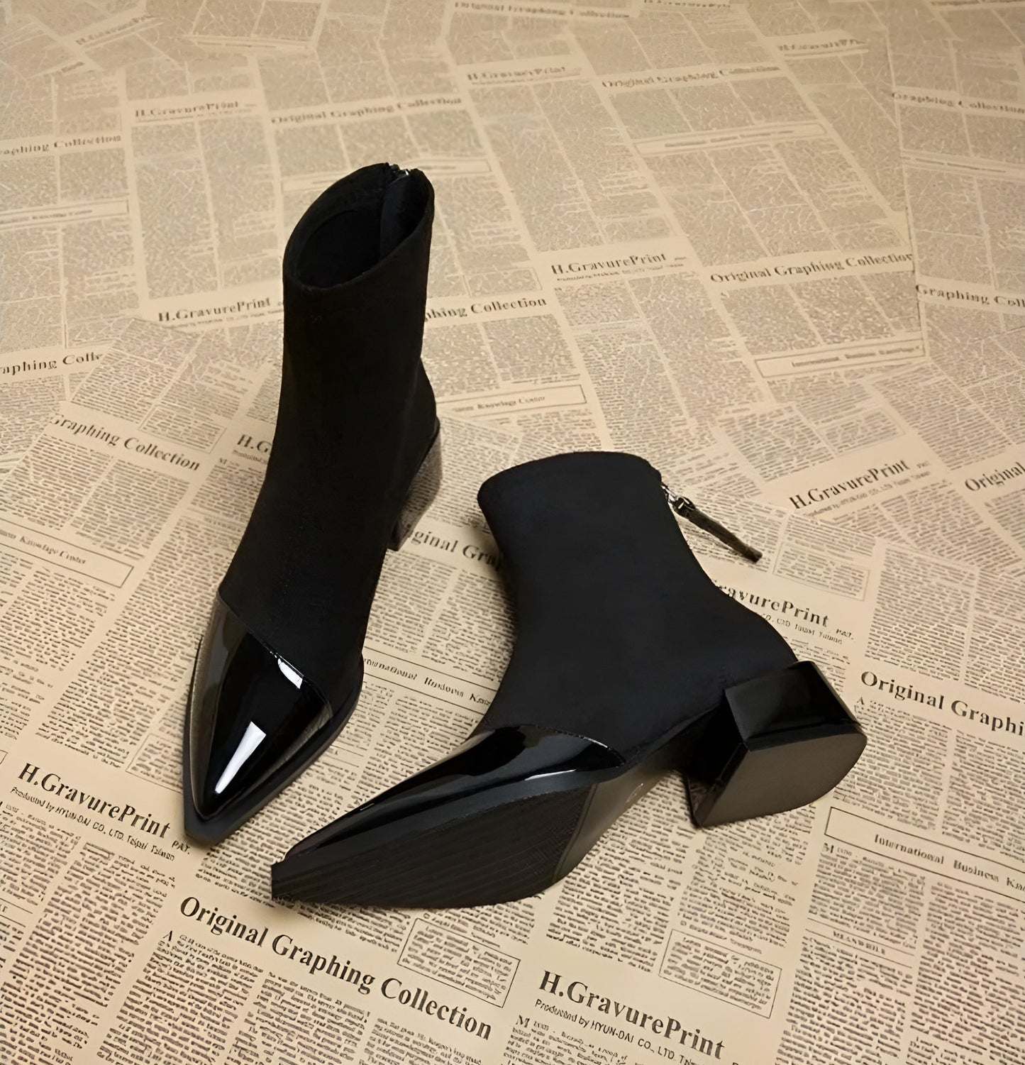 Sydney | Women’s Winter Block Heel Ankle Boots