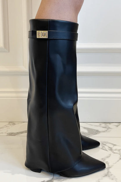 Teresa - Flap Knee-High Boots