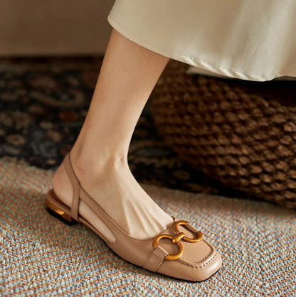 Grace – Chic Ergonomic Slingback Flats
