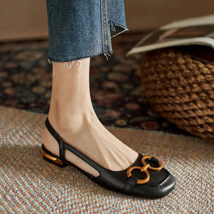 Grace – Chic Ergonomic Slingback Flats