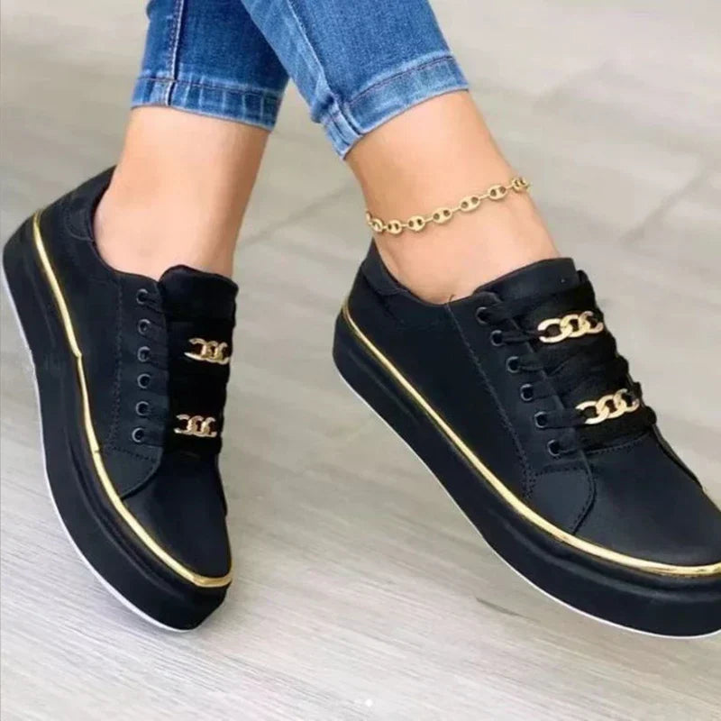 Teresa - Platform Chain Sneakers