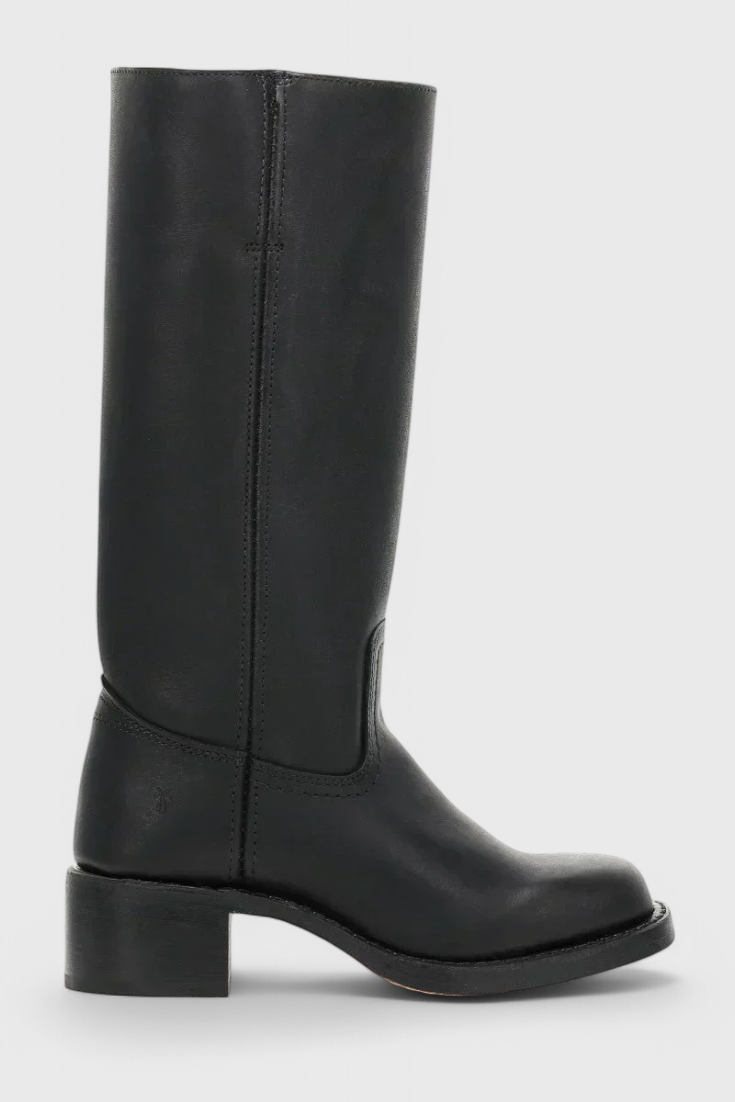 Patricia | Women’s Leather Knee-High Boots with Heels