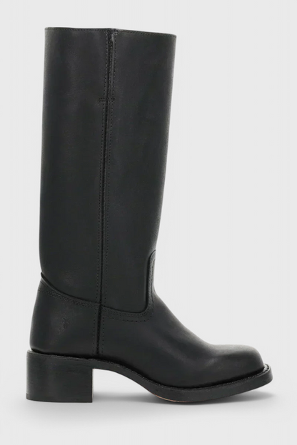 Patricia | Women’s Leather Knee-High Boots with Heels