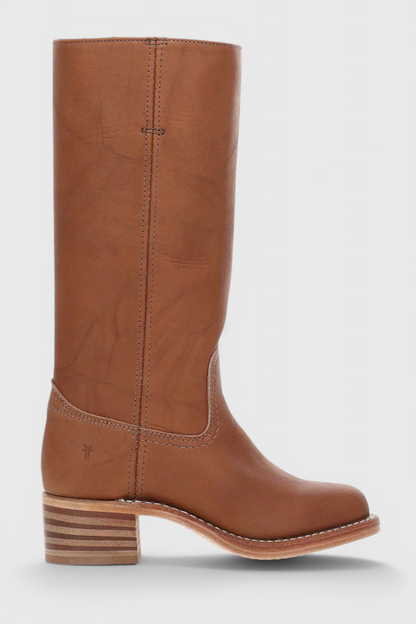 Patricia | Women’s Leather Knee-High Boots with Heels