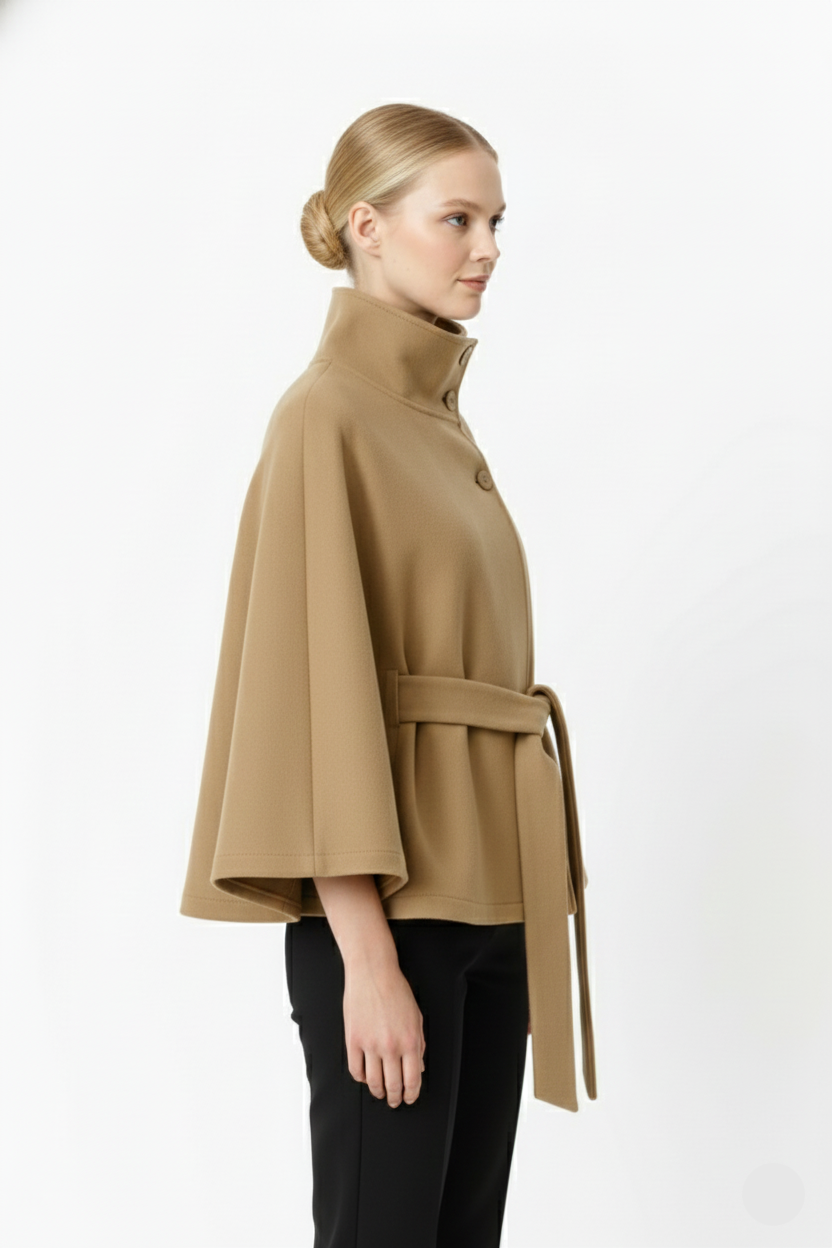 Sydney | Women’s Winter High Collar Belted Coat