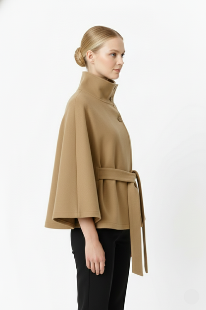 Sydney | Women’s Winter High Collar Belted Coat
