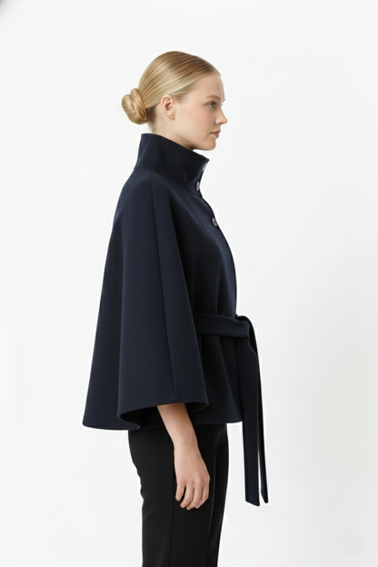 Sydney | Women’s Winter High Collar Belted Coat