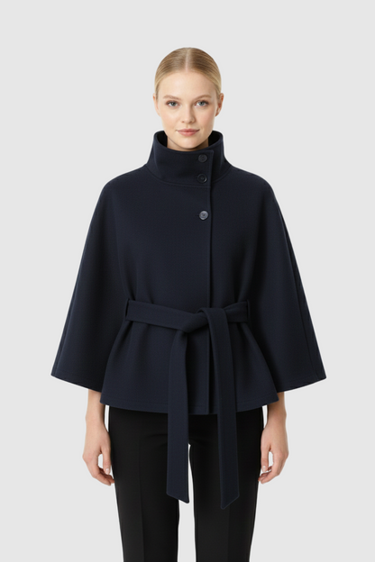 Sydney | Women’s Winter High Collar Belted Coat