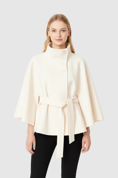 Sydney | Women’s Winter High Collar Belted Coat
