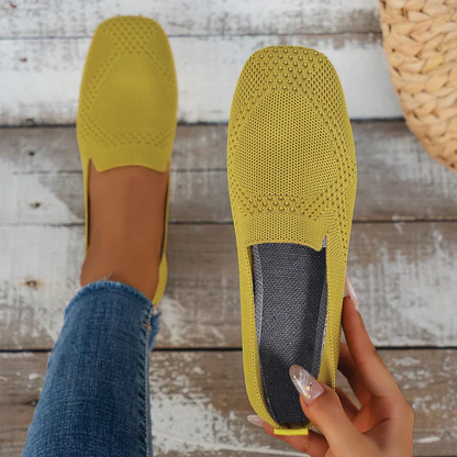 Clara - Knit Slip-On Flats