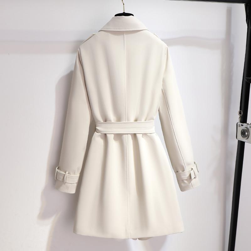 Julia | Women’s Classic Lapel Belted Trench Coat