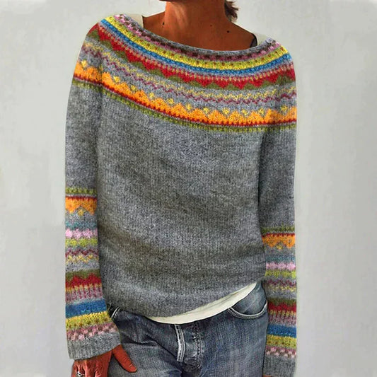 Judy - Ribbed Knit Pullover