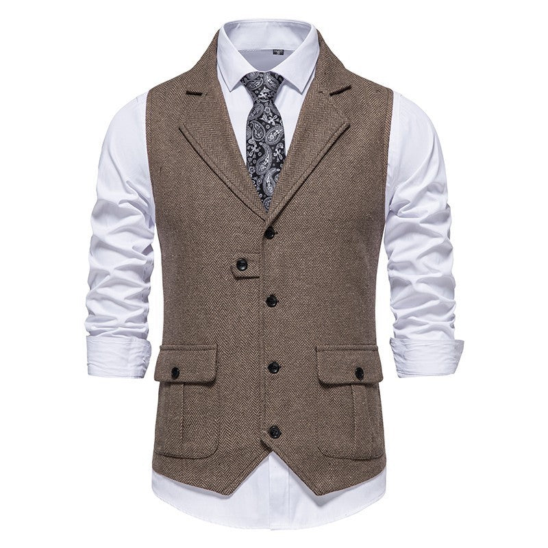 Henry | Men’s Smart Casual Office Outfit Vest