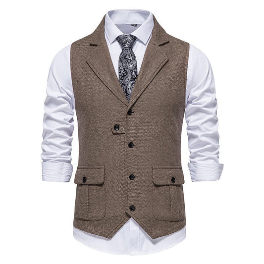 Henry | Men’s Smart Casual Office Outfit Vest